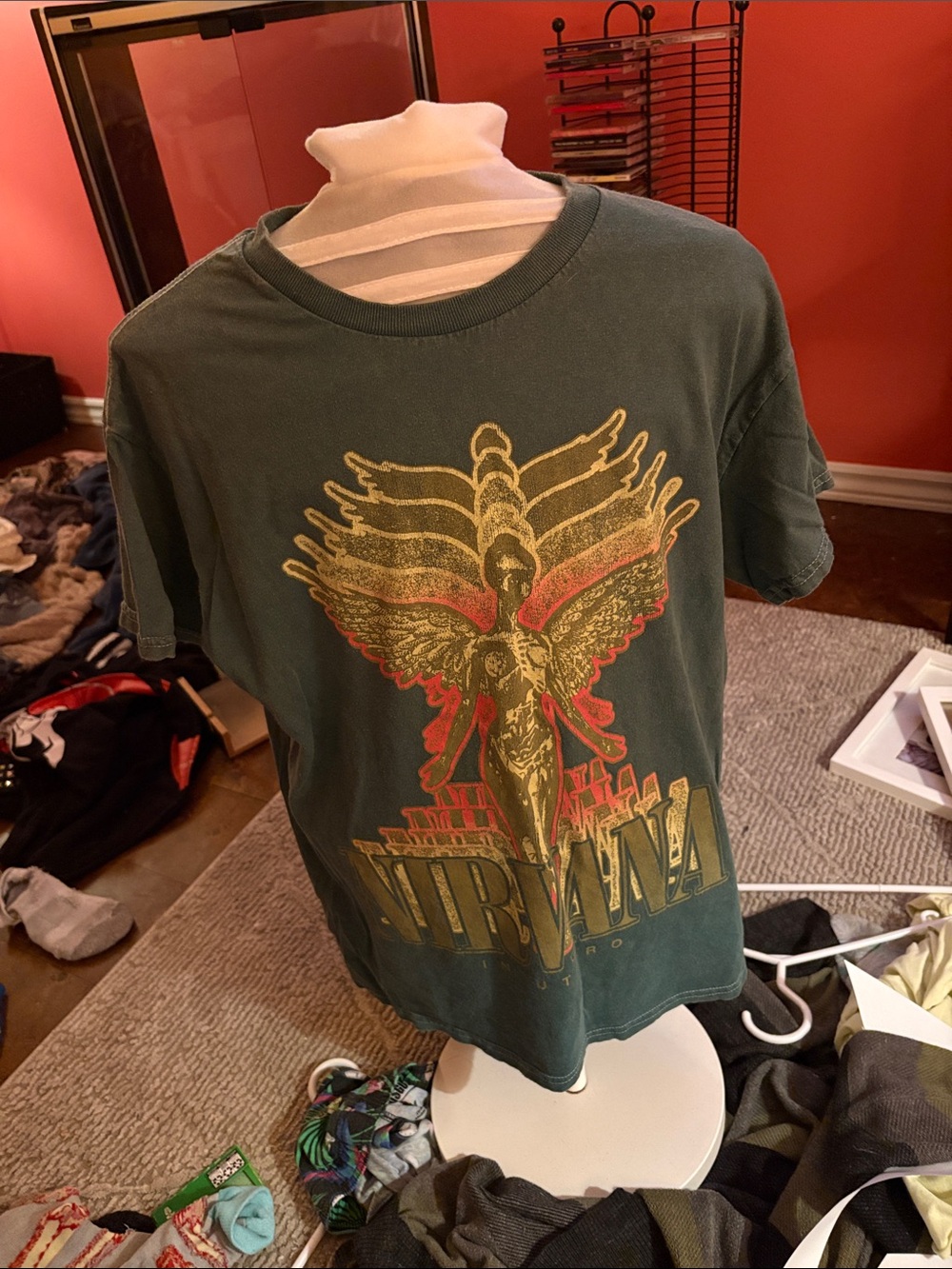 Vintage Nirvana In Utero green grunge tshirt